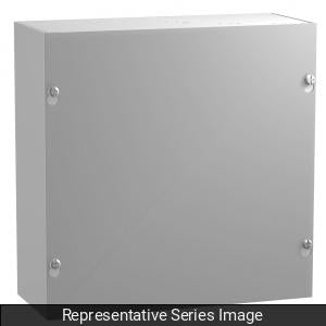 Hammond CS1084 Steel Junction Box N1 Screw Cover - 10" x 8" x 4" - Gray