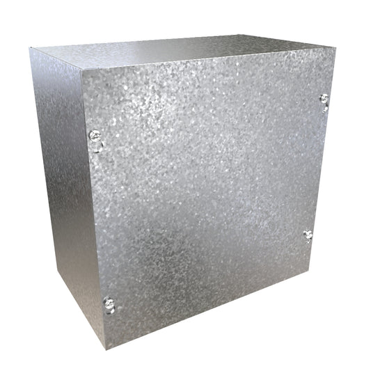 Hammond CSG10106 Galvanized Steel Junction Box N1 Screw Cover - 10" x 10" x 6"