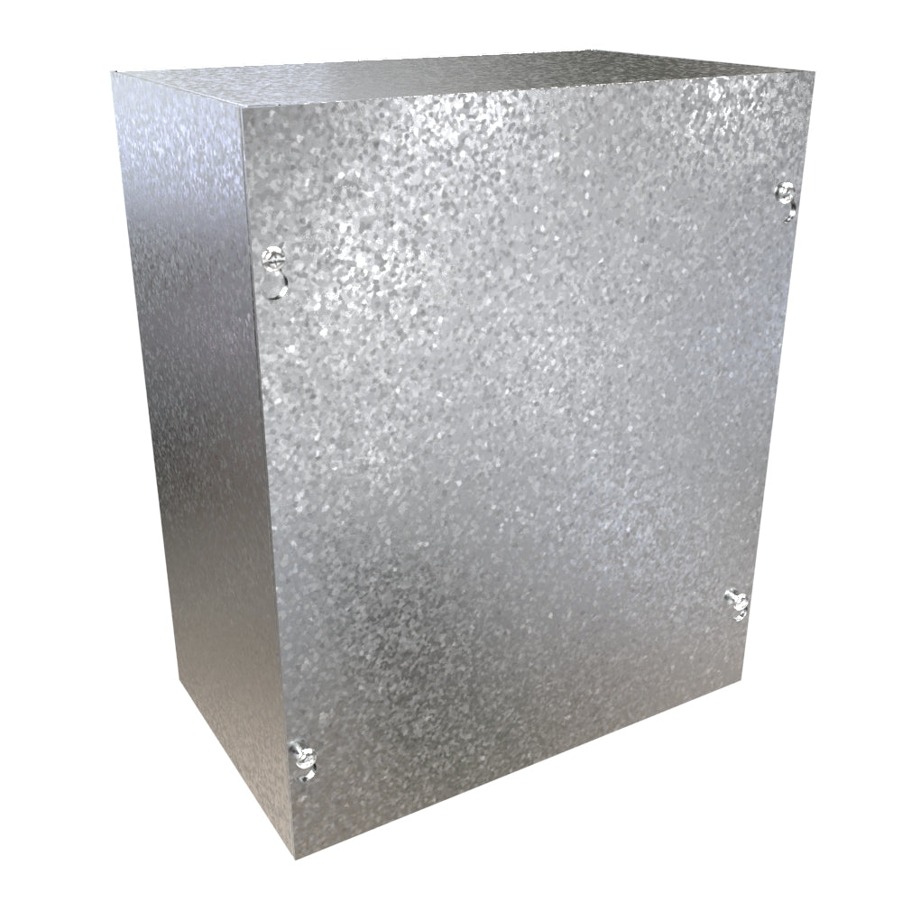 Hammond CSG12106 Galvanized Steel Junction Box N1 Screw Cover - 12" x 10" x 6"