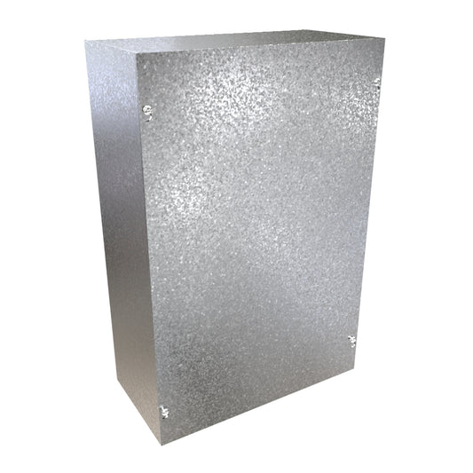Hammond CSG18126 Galvanized Steel Junction Box N1 Screw Cover - 18" x 12" x 6"