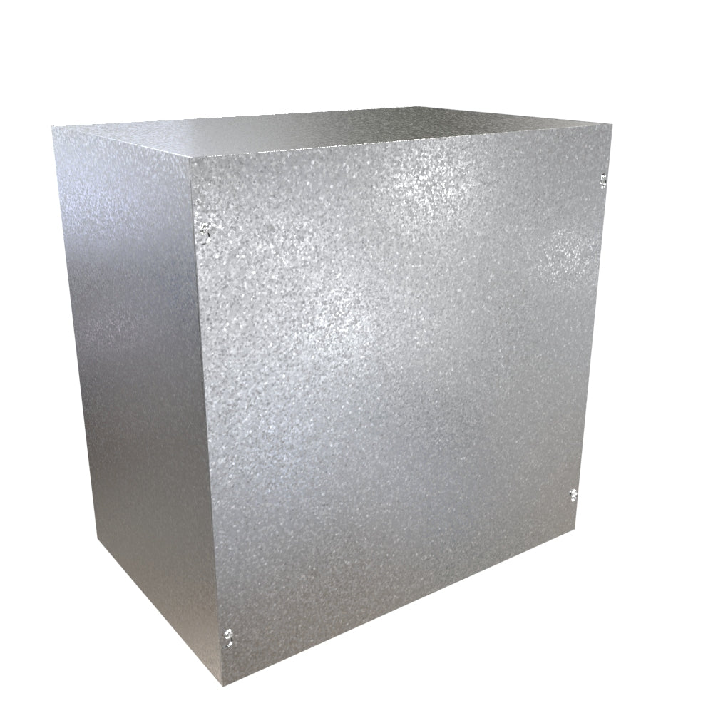Hammond CSG181812 Galvanized Steel Junction Box N1 Screw Cover - 18" x 18" x 12"