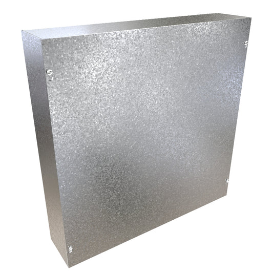 Hammond CSG18184 Galvanized Steel Junction Box N1 Screw Cover - 18" x 18" x 4"