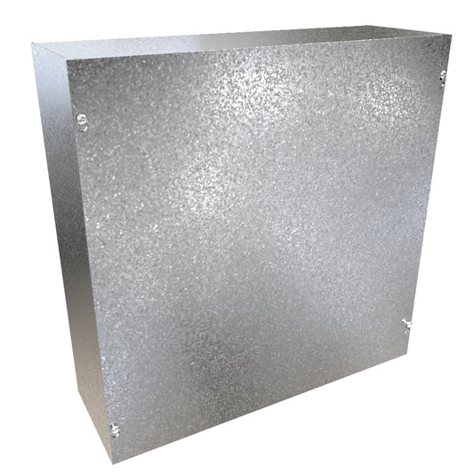 Hammond CSG18186 Galvanized Steel Junction Box N1 Screw Cover - 18" x 18" x 6"