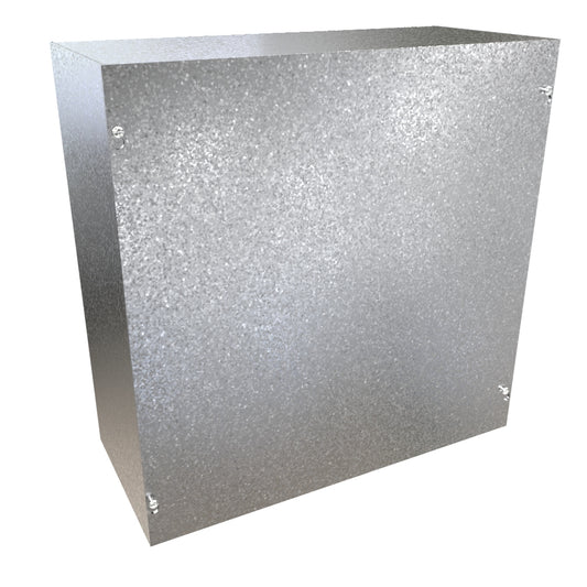 Hammond CSG18188 Galvanized Steel Junction Box N1 Screw Cover - 18" x 18" x 8"