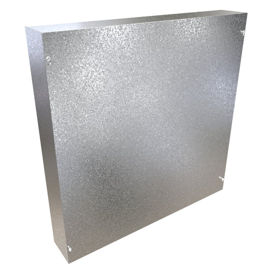 Hammond CSG24244 Galvanized Steel Junction Box N1 Screw Cover - 24" x 24" x 4"