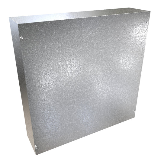 Hammond CSG24246 Galvanized Steel Junction Box N1 Screw Cover - 24" x 24" x 6"