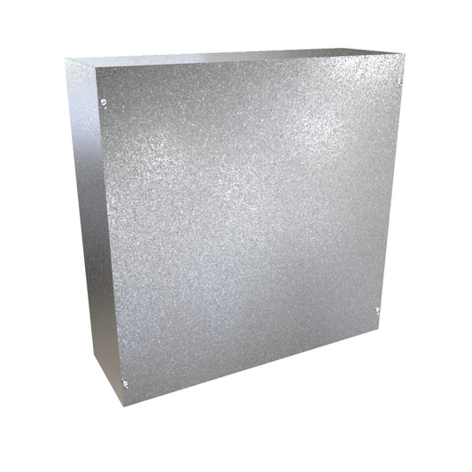 Hammond CSG24248 Galvanized Steel Junction Box N1 Screw Cover - 24" x 24" x 8"