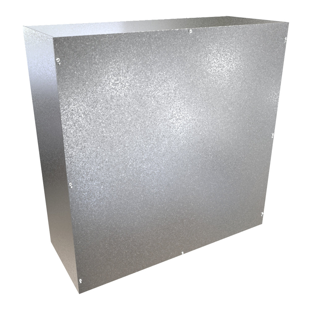 Hammond CSG303012 Galvanized Steel Junction Box N1 Screw Cover - 30" x 30" x 12"