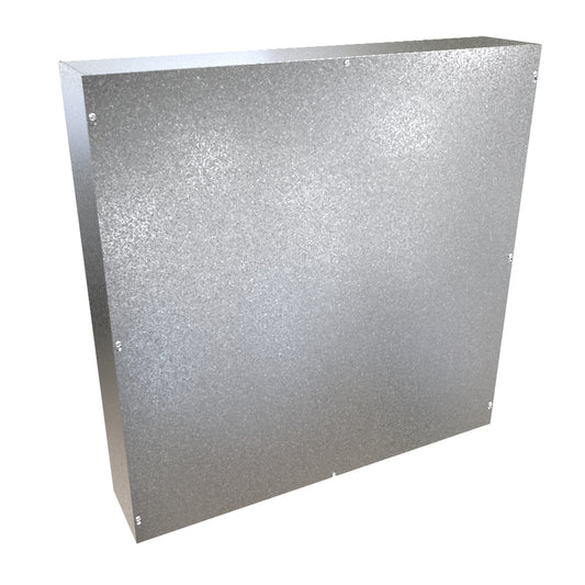 Hammond CSG30306 Galvanized Steel Junction Box N1 Screw Cover - 30" x 30" x 6"