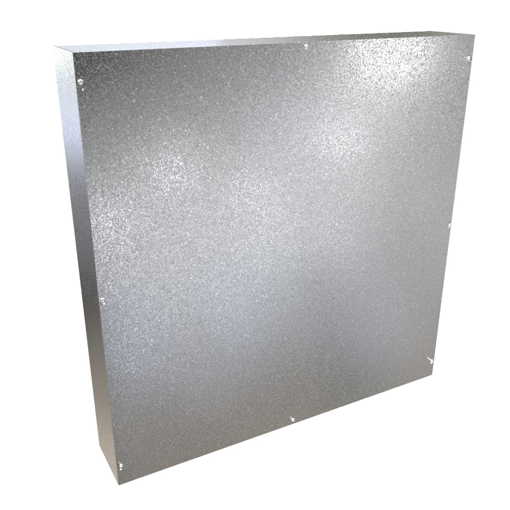 Hammond CSG36366 Galvanized Steel Junction Box N1 Screw Cover - 36" x 36" x 6"