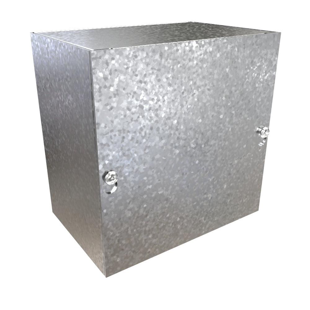 Hammond CSG664 Galvanized Steel Junction Box N1 Screw Cover - 6" x 6" x 4"