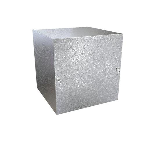 Hammond CSG666 Galvanized Steel Junction Box N1 Screw Cover - 6" x 6" x 6"