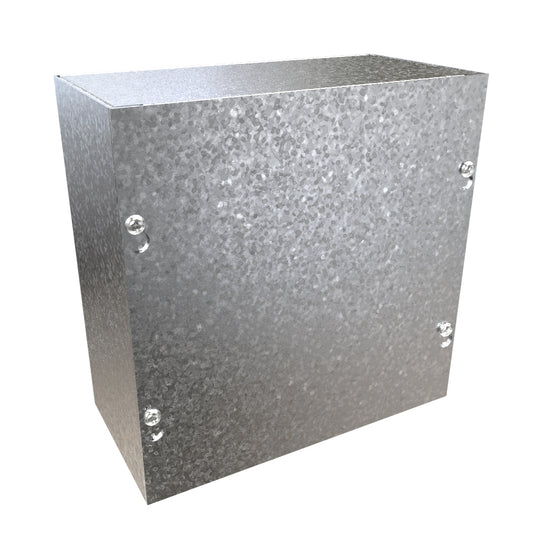 Hammond CSG884 Galvanized Steel Junction Box N1 Screw Cover - 8" x 8" x 4"