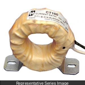 Hammond CT600A Current Transformer, Toroidal, Chassis Mount, Current Ratio 600:5, CT Series