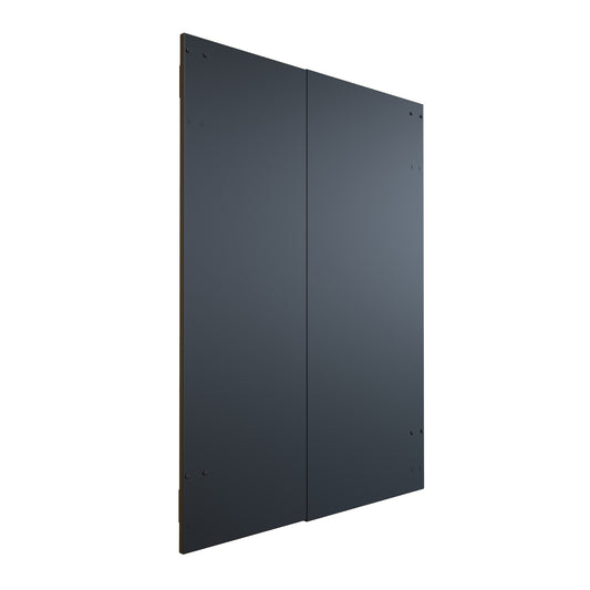 Hammond DC4R2436SP Solid Side Panel for DC4R24 Rack, Fits 24-36" Adjustable Depth, Steel, RAL 9005 Black.