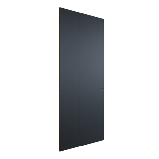 Hammond DC4R4436SP Solid Side Panel for DC4R 44U Rack, Fits 24-36" Adjustable or 29-36" Fixed Depth, Steel, RAL 9005 Black.