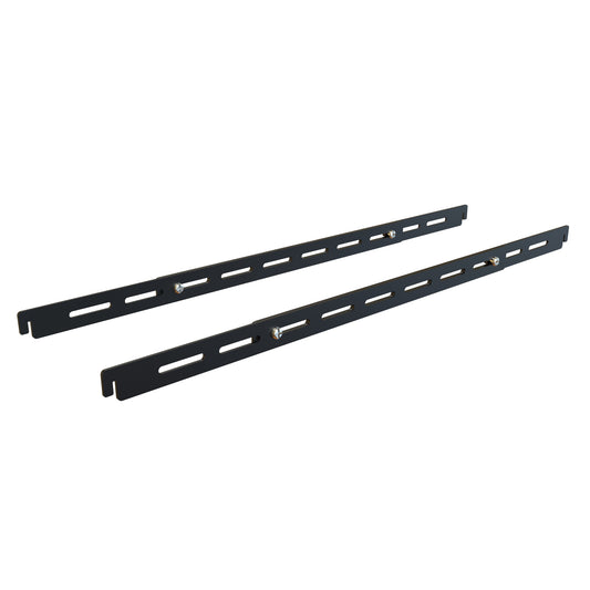 Hammond DC4RSHCM Additional Horizontal Lacing Bars for DC4R Open-Frame Racks, Set of 2, 5 lb Capacity, Black.