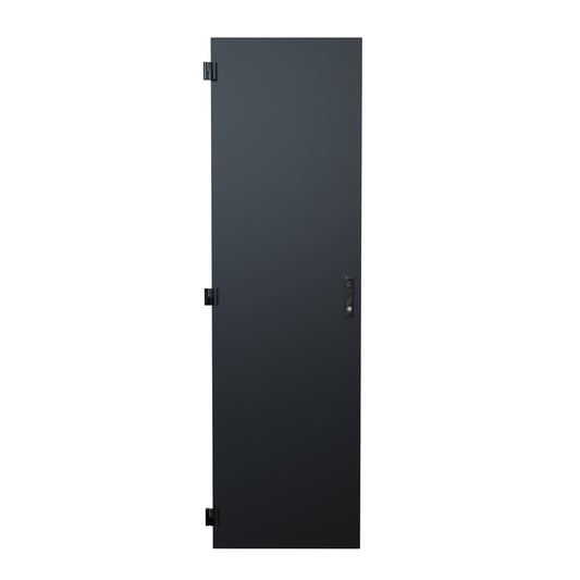 Hammond DCZ4SD3077BK Solid Door for 30" W x 44U DCZ4 Seismic Server Cabinet, Steel, RAL 9005 Black.