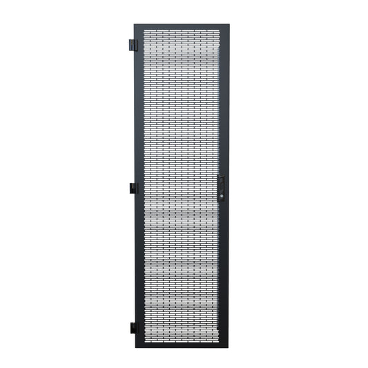 Hammond DCZ4VD3077BK 63% Vented Door for 30" W x 44U DCZ4 Seismic Server Cabinet, Steel, RAL 9005 Black.