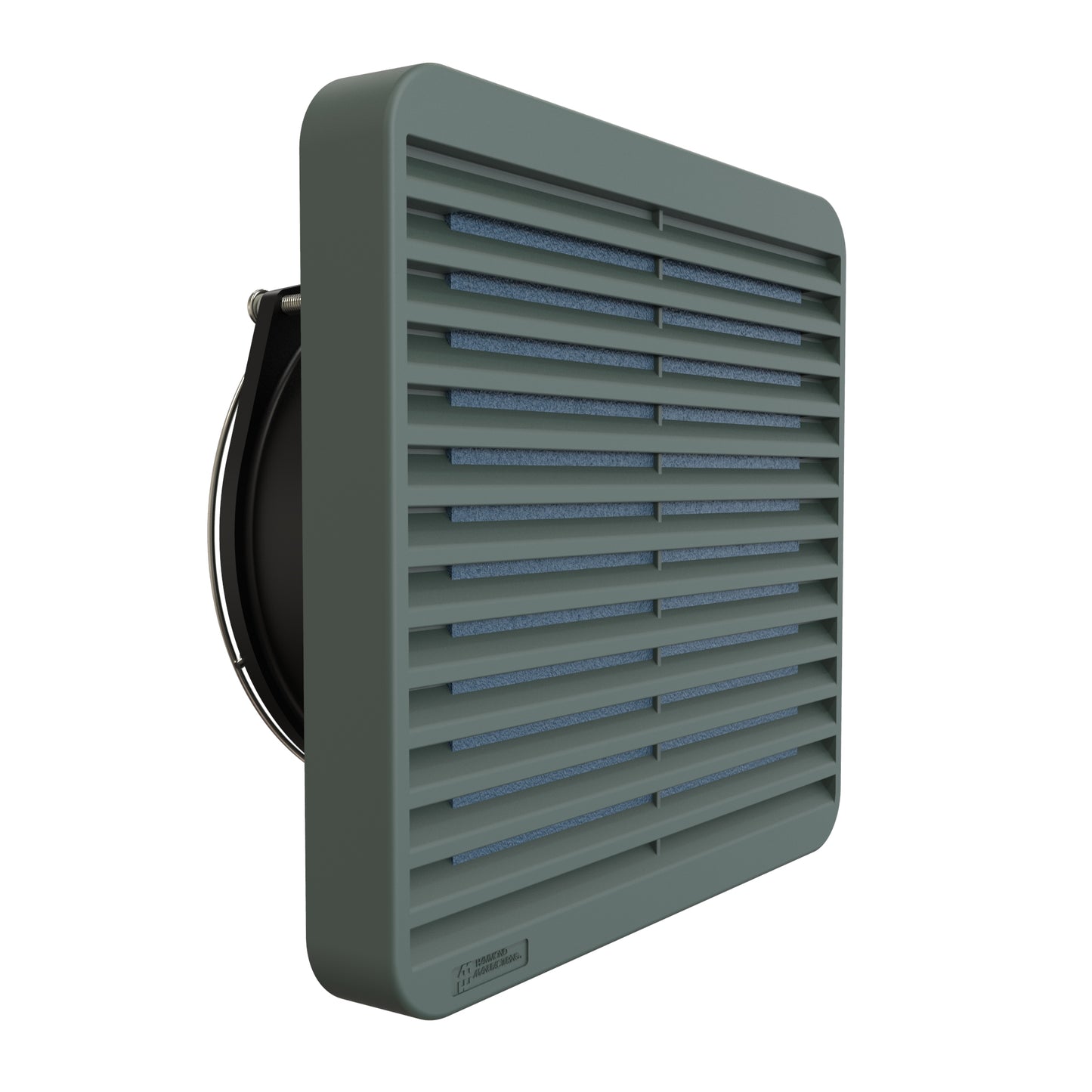 Hammond DNFF150GY230 150 mm Filter Fan Kit, 230 CFM, 150V, Gray, Includes Filter, Grill, Guard and Cord.