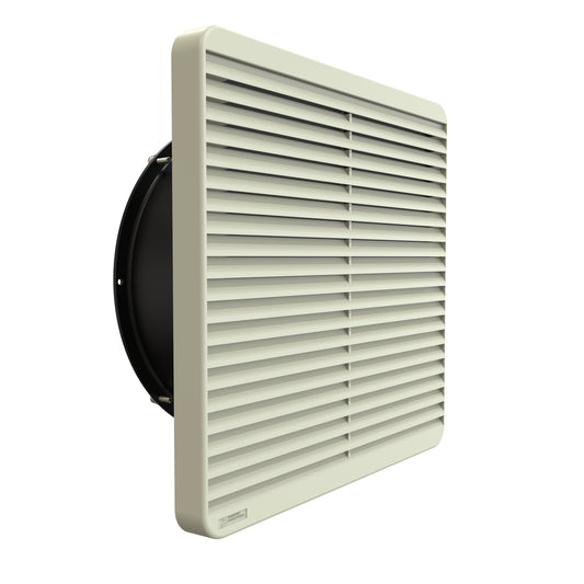 Hammond DNFF254CG115 254 mm Filter Fan Kit, 550 CFM, 115V, Beige Gray, with 24" Cord.