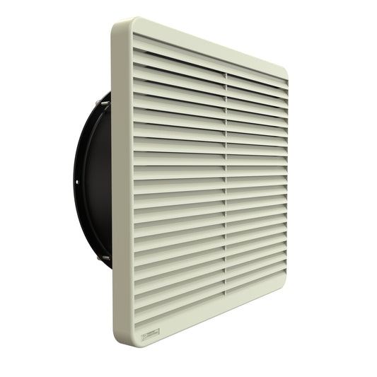 Hammond DNFF254CG230 254 mm Filter Fan Kit, 550 CFM, 230V, Beige Gray, with 24" Cord.
