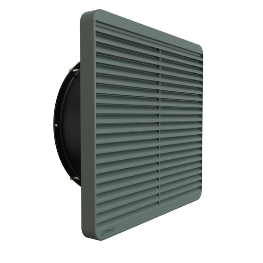 Hammond DNFF254GY115 254 mm Filter Fan Kit, 550 CFM, 115V, ANSI 61 Gray, with 24" Cord.
