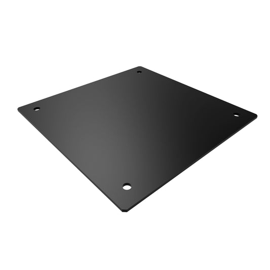 Hammond DNFPBK1 Blank Fan Panel for DN Series Racks and Cabinets, Black.