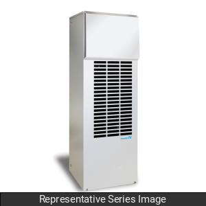 Hammond DTS3181SLA4N4SS Slim-Depth Outdoor Side-Mount Air Conditioner, 5,301 BTU/h, 460V, NEMA 4X/IP56, #4 304 Stainless Steel.