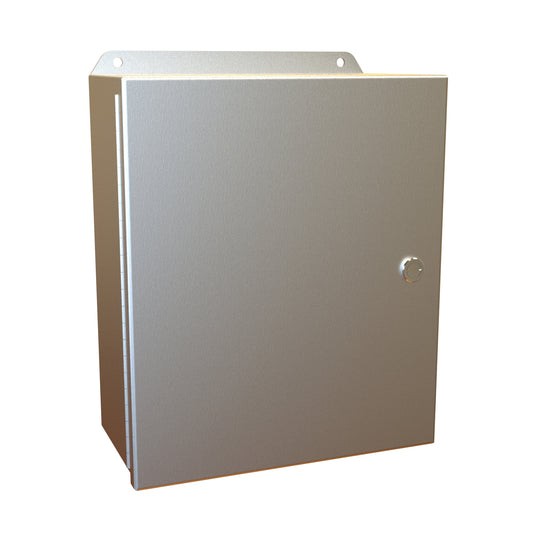 Hammond EJ12105AL Eclipse Junior N4X Junction Box with Continuous Hinge Door - 12" x 10" x 5" - Aluminum