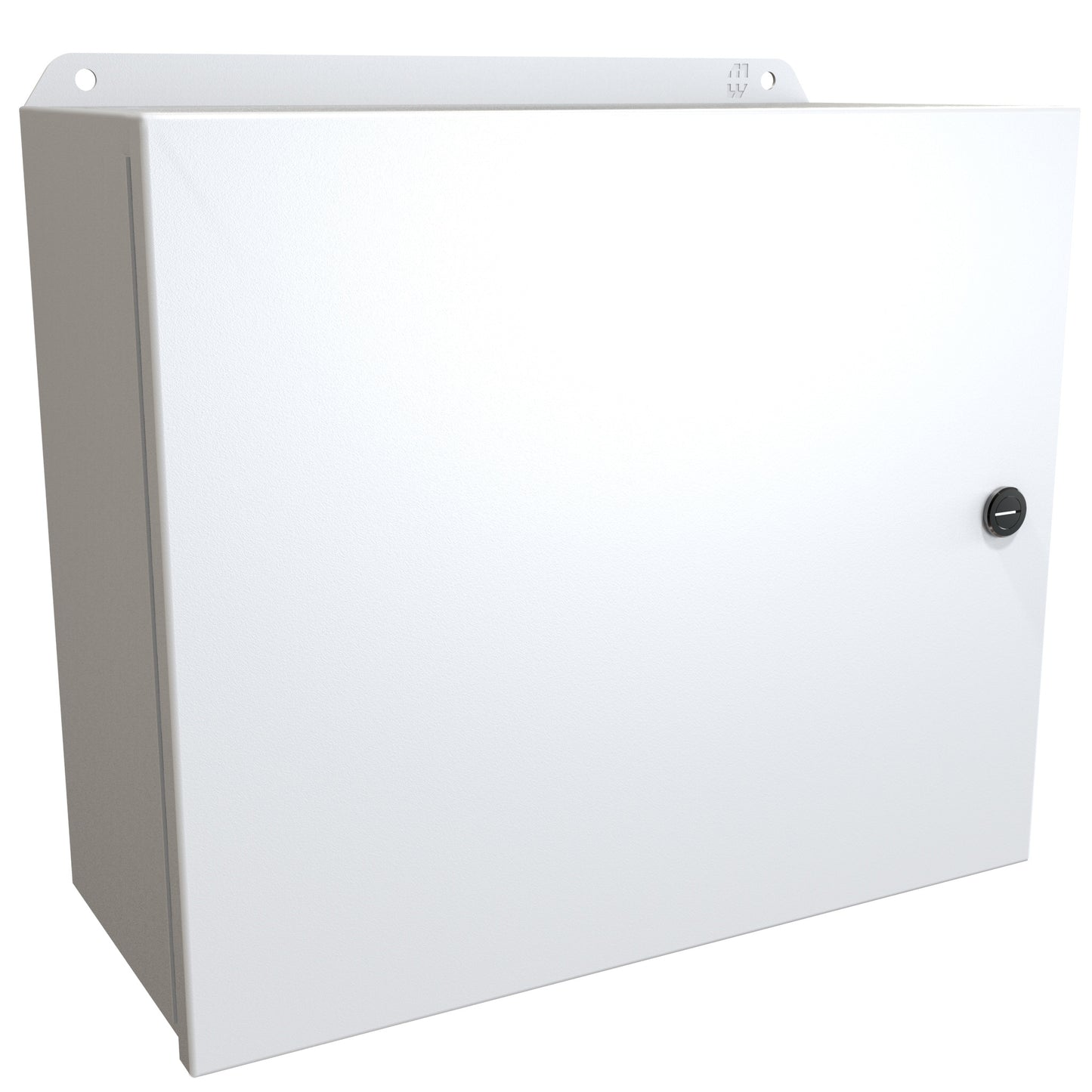 Hammond EJ12146LG Eclipse Junior N4,12 Junction Box with Continuous Hinge Door - 12" x 14" x 6" - Steel/Light Gray