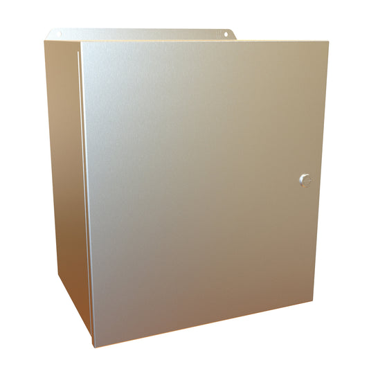 Hammond EJ161410SS Eclipse Junior N4X Junction Box with Continuous Hinge Door - 16" x 14" x 10" - 304 Stainless Steel