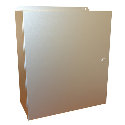 Hammond EJ16146SS Eclipse Junior N4X Junction Box with Continuous Hinge Door - 16" x 14" x 6" - 304 Stainless Steel