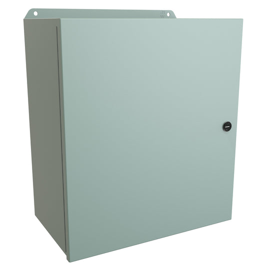 Hammond EJ16148 Eclipse Junior N4,12 Junction Box with Continuous Hinge Door - 16" x 14" x 8" - Steel/Gray