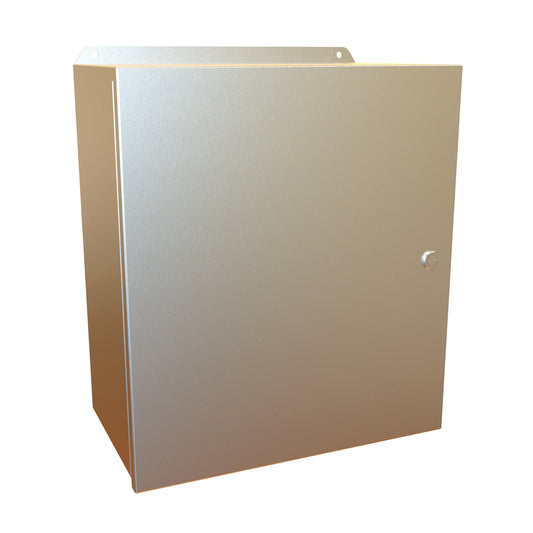 Hammond EJ16148SS Eclipse Junior N4X Junction Box with Continuous Hinge Door - 16" x 14" x 8" - 304 Stainless Steel