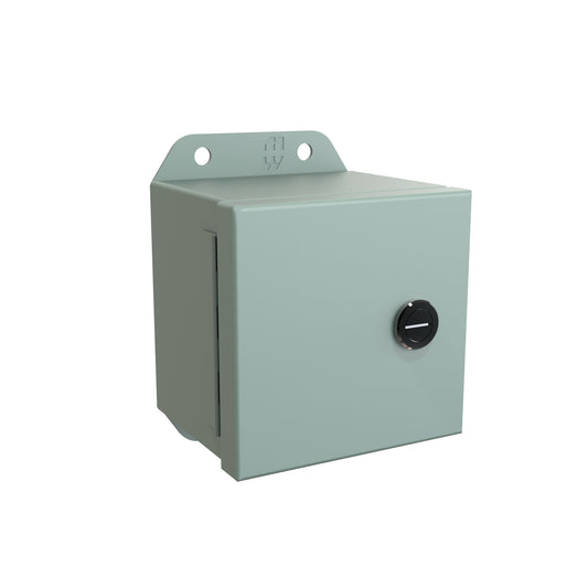 Hammond EJ443 Eclipse Junior N4,12 Junction Box - 4" x 4" x 3" - Steel/Gray