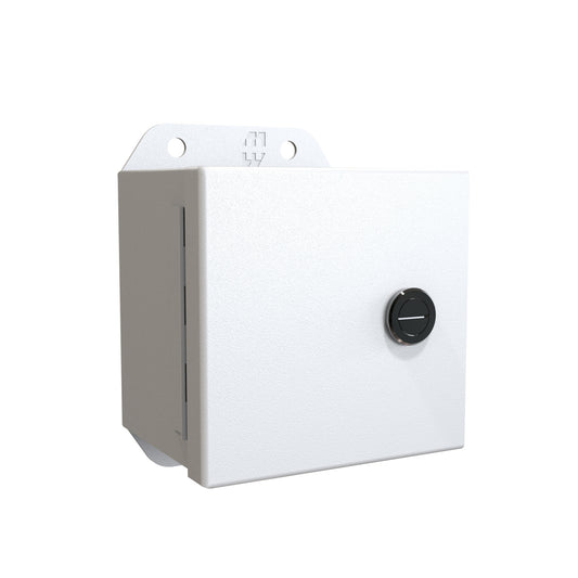 Hammond EJ443LG Eclipse Junior N4,12 Junction Box - 4" x 4" x 3" - Steel/Light Gray