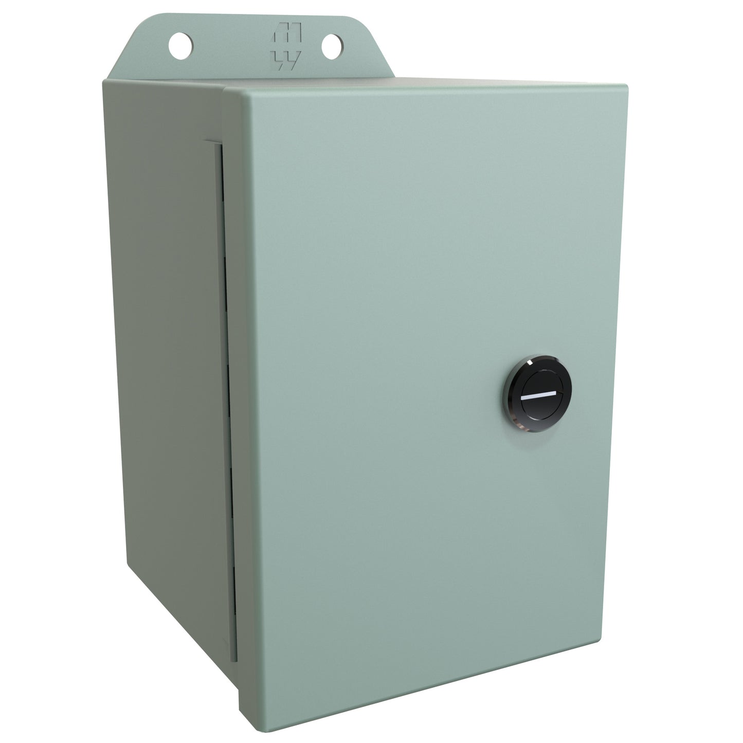 Hammond EJ644 Eclipse Junior N4,12 Junction Box with Continuous Hinge Door - 6" x 4" x 4" - Steel/Gray
