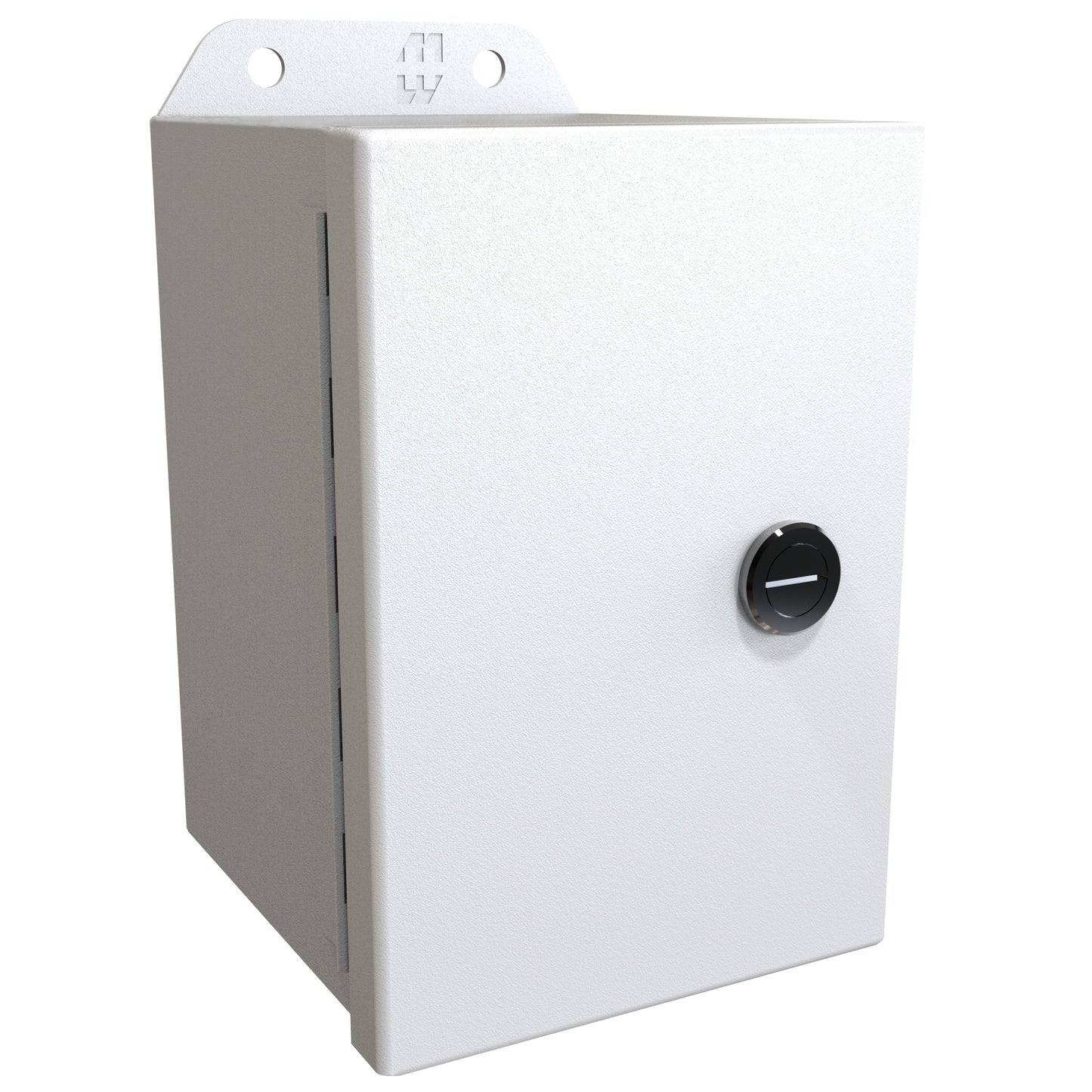 Hammond EJ644LG Eclipse Junior N4,12 Junction Box with Continuous Hinge Door - 6" x 4" x 4" - Steel/Light Gray