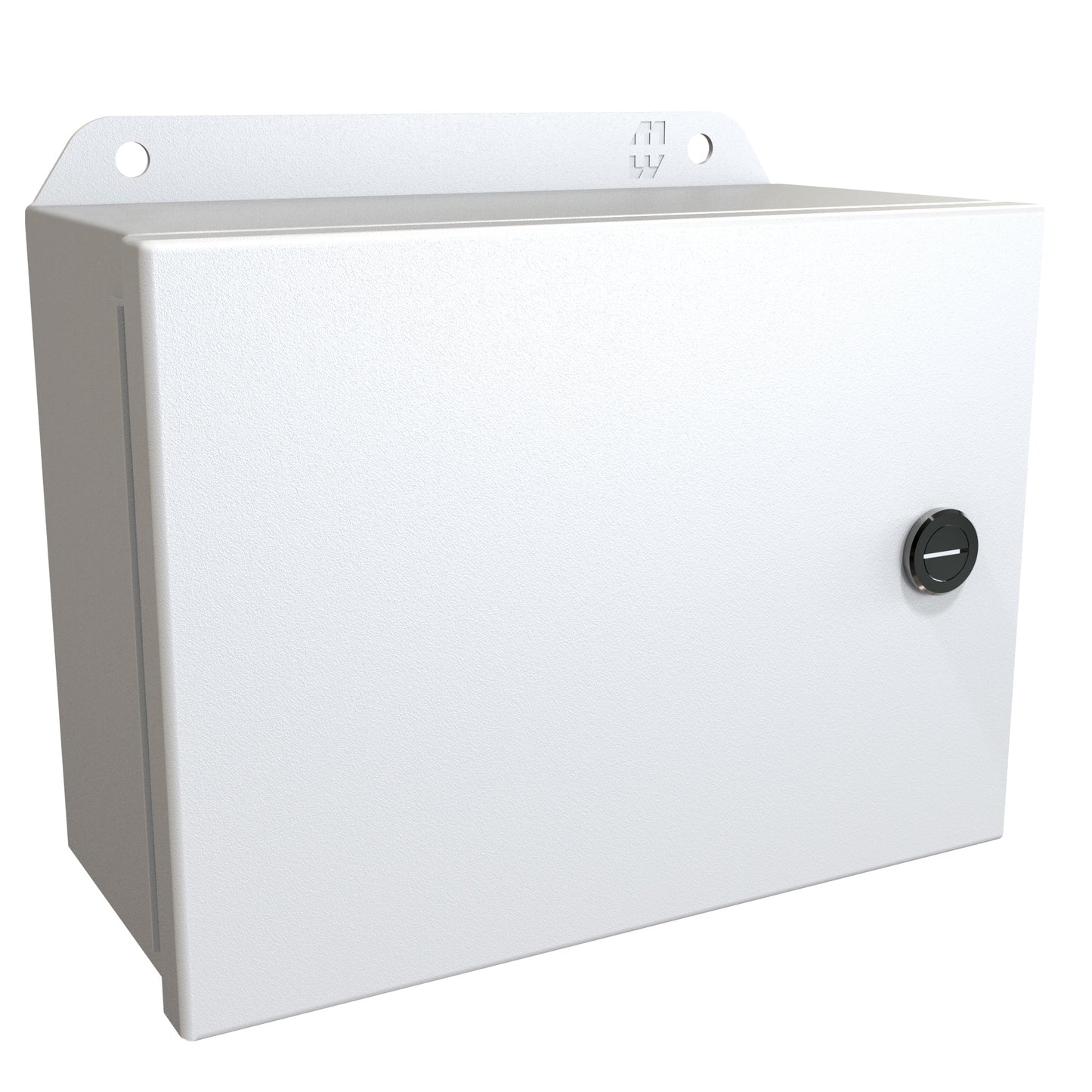 Hammond EJ683LG Eclipse Junior N4,12 Junction Box with Continuous Hinge Door - 6" x 8" x 3.5" - Steel/Light Gray