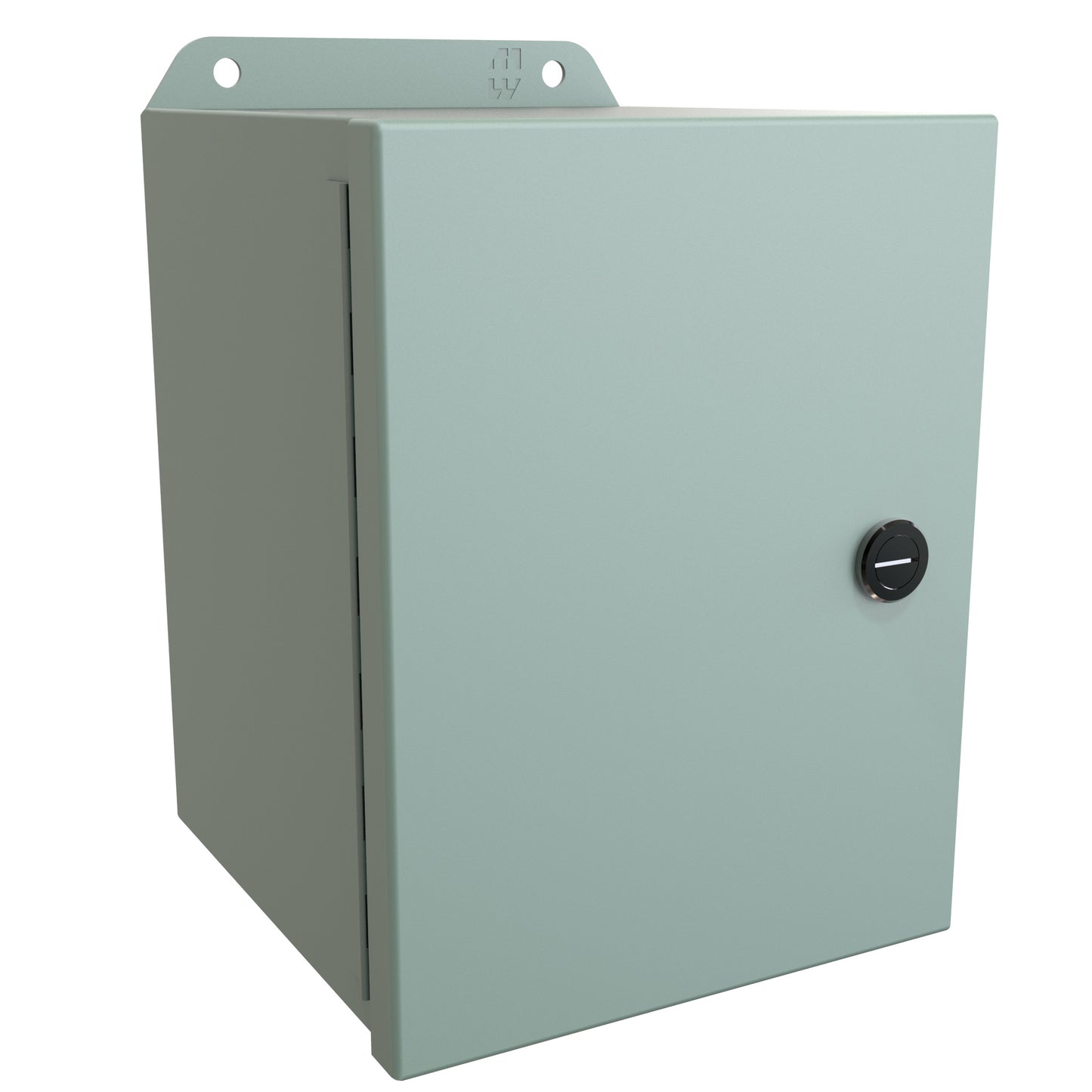 Hammond EJ866 Eclipse Junior N4,12 Junction Box with Continuous Hinge Door - 8" x 6" x 6" - Steel/Gray