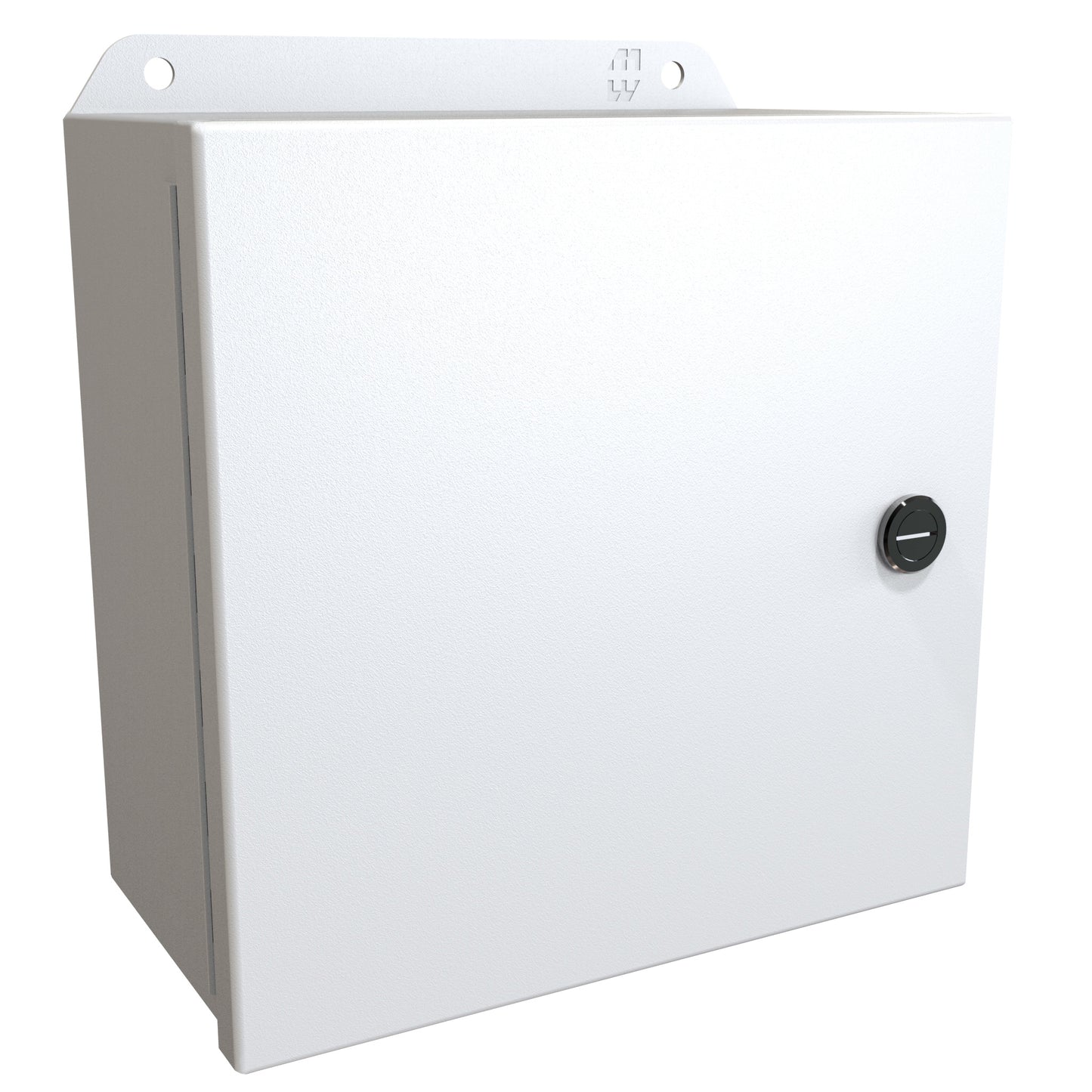 Hammond EJ884LG Eclipse Junior N4,12 Junction Box with Continuous Hinge Door - 8" x 8" x 4" - Steel/Light Gray