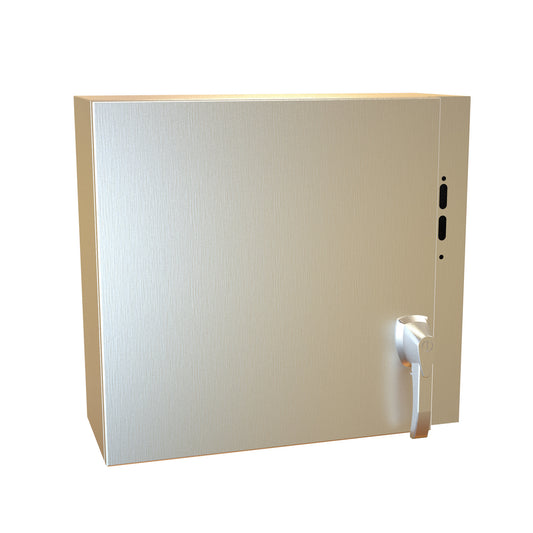 Hammond EN4DSC20228SS N4X Eclipse Wallmount Disconnect Enclosure W/ Handle - 20" x 22" x 8" - 304 Stainless Steel
