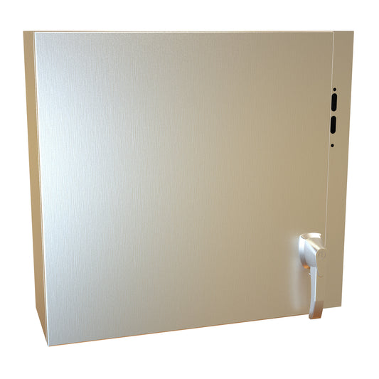 Hammond EN4DSC24268SS N4X Eclipse Wallmount Disconnect Enclosure W/ Handle - 24" x 26" x 8" - 304 Stainless Steel