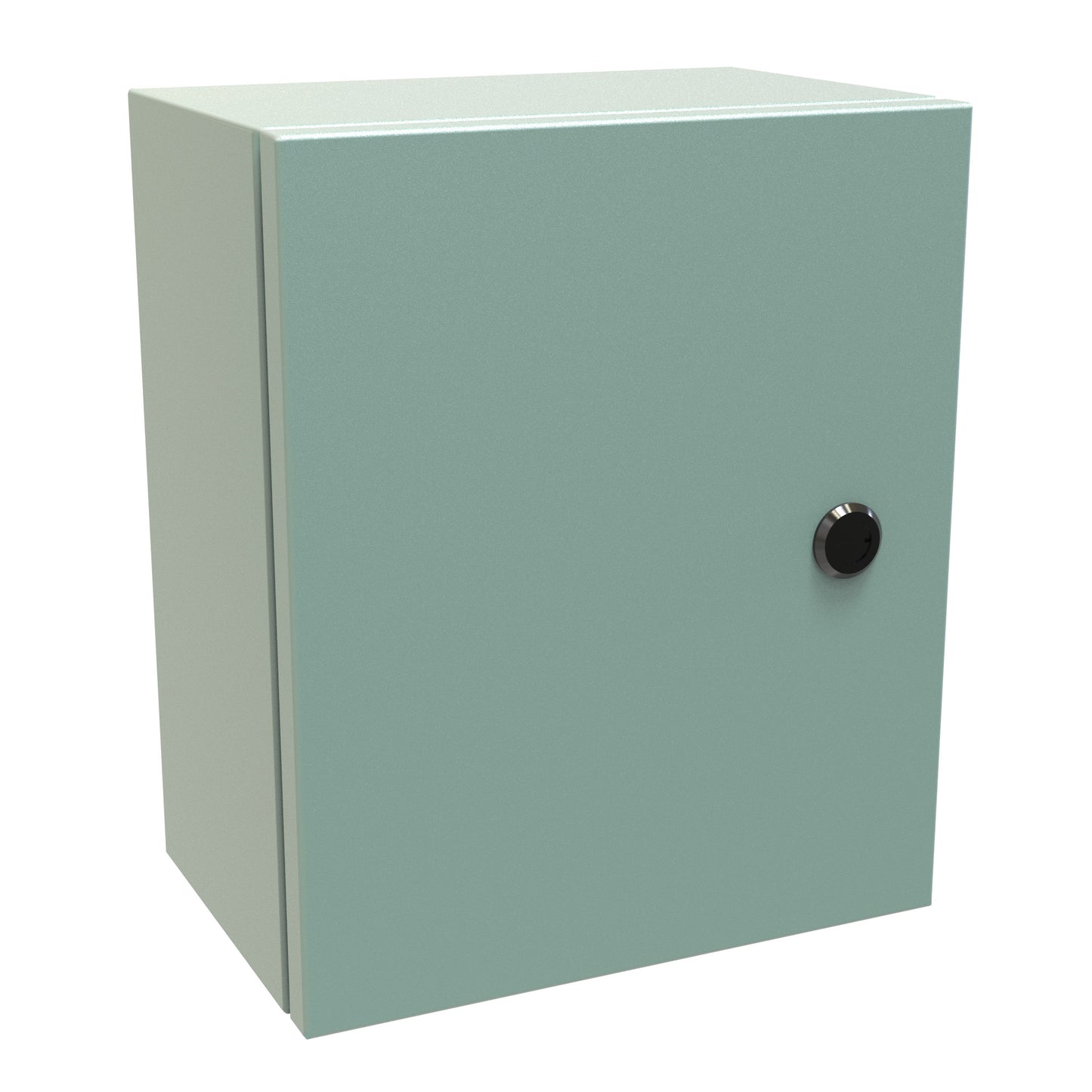 Hammond EN4SD12106GY N4,12 Eclipse Wallmount Enclosure, Hinge Door with Quarter Turn, 12" x 10" x 6", Steel/Gray