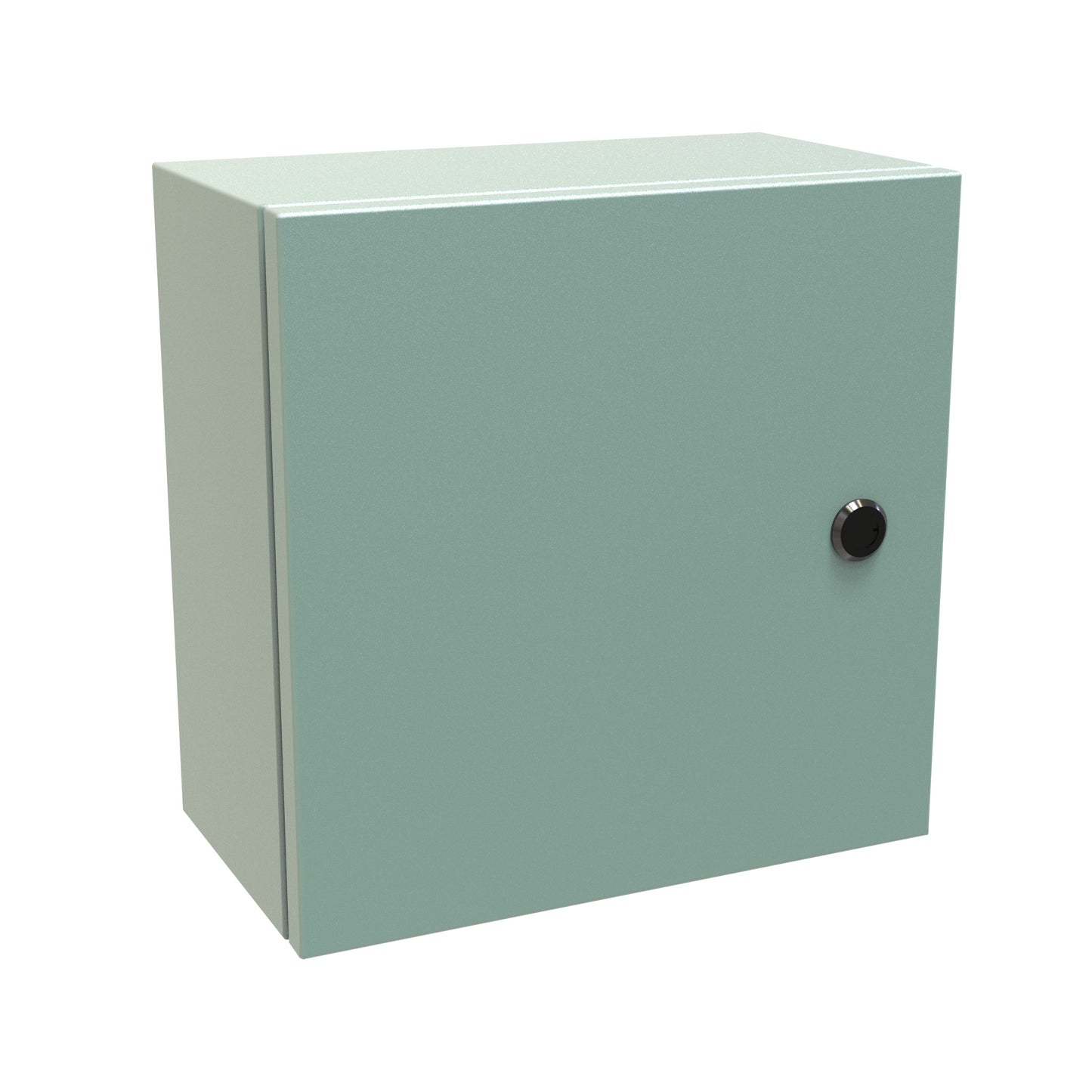 Hammond EN4SD12126GY N4,12 Eclipse Wallmount Enclosure, Hinge Door with Quarter Turn, 12" x 12" x 6", Steel/Gray