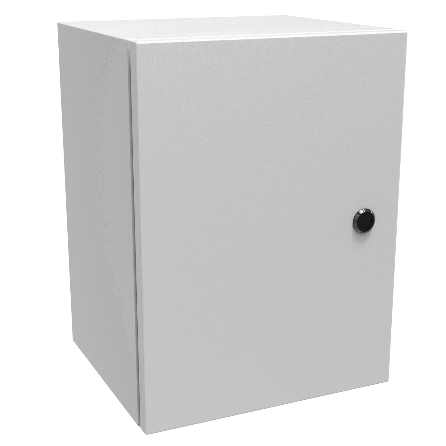 Hammond EN4SD161210LG N4,12 Eclipse Wallmount Enclosure, Hinge Door with Quarter Turn, 16" x 12" x 10", Steel/Light Gray