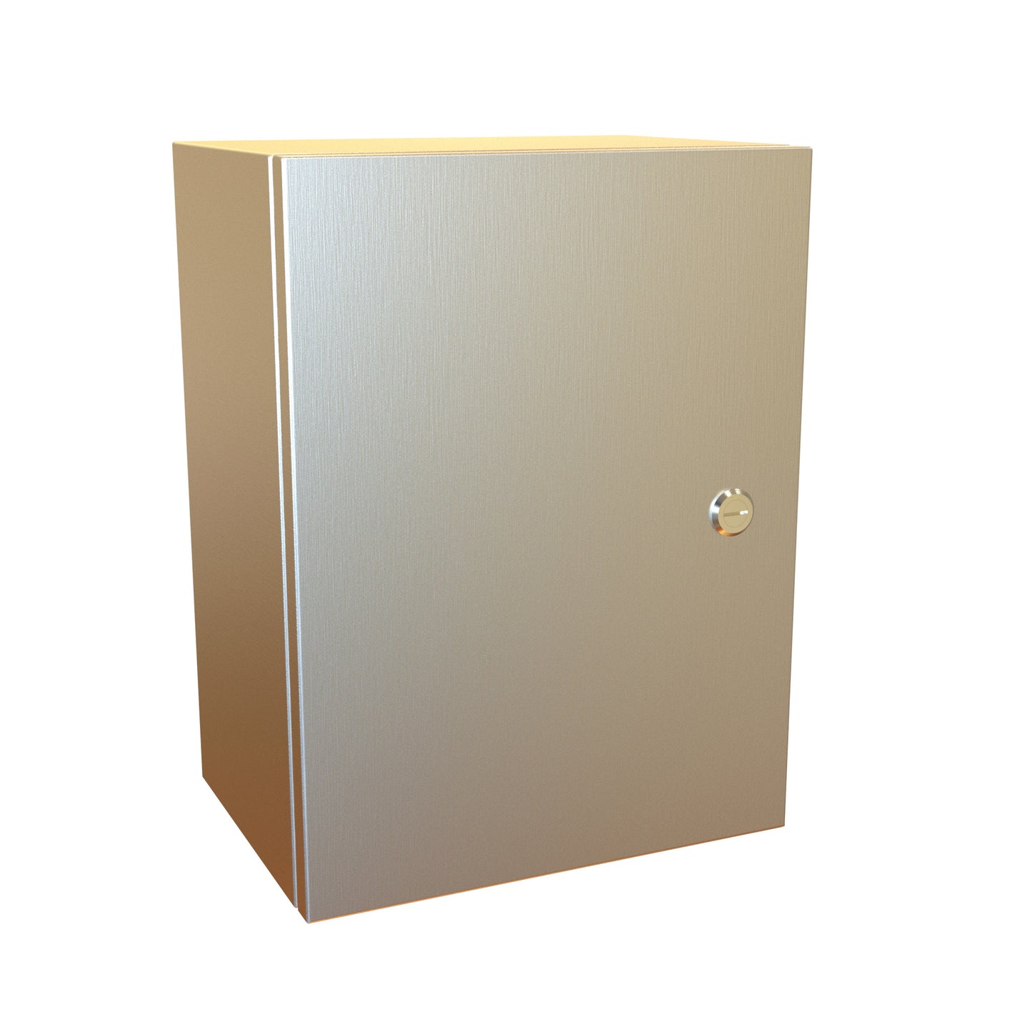Hammond EN4SD16128S16 N4X Eclipse Wallmount Enclosure, Hinge Door with Quarter Turn, 16" x 12" x 8", 316 Stainless Steel