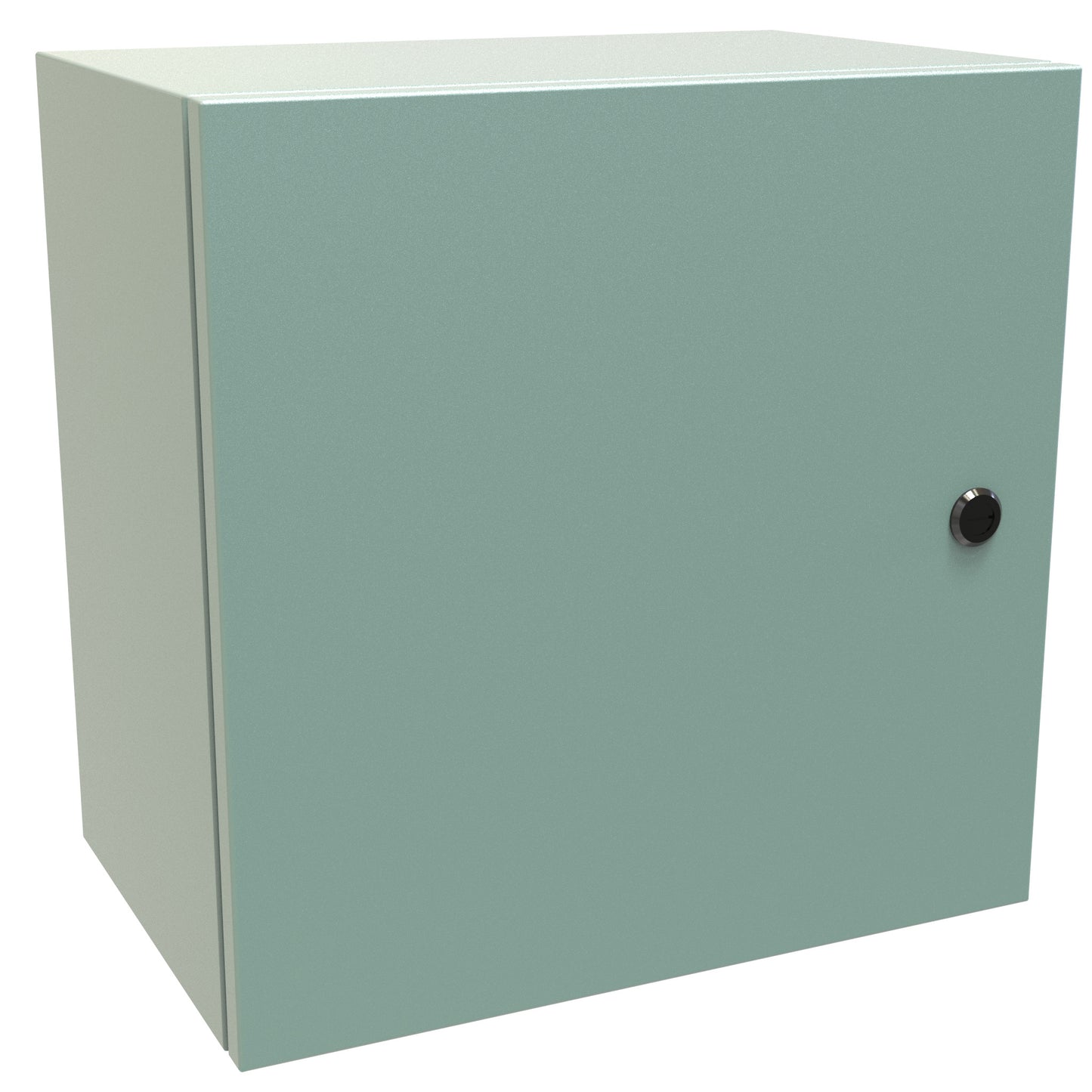 Hammond EN4SD161610GY N4,12 Eclipse Wallmount Enclosure, Hinge Door with Quarter Turn, 16" x 16" x 10", Steel/Gray