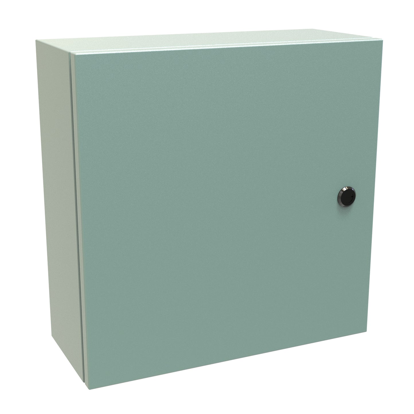 Hammond EN4SD16166GY N4,12 Eclipse Wallmount Enclosure, Hinge Door with Quarter Turn, 16" x 16" x 6", Steel/Gray